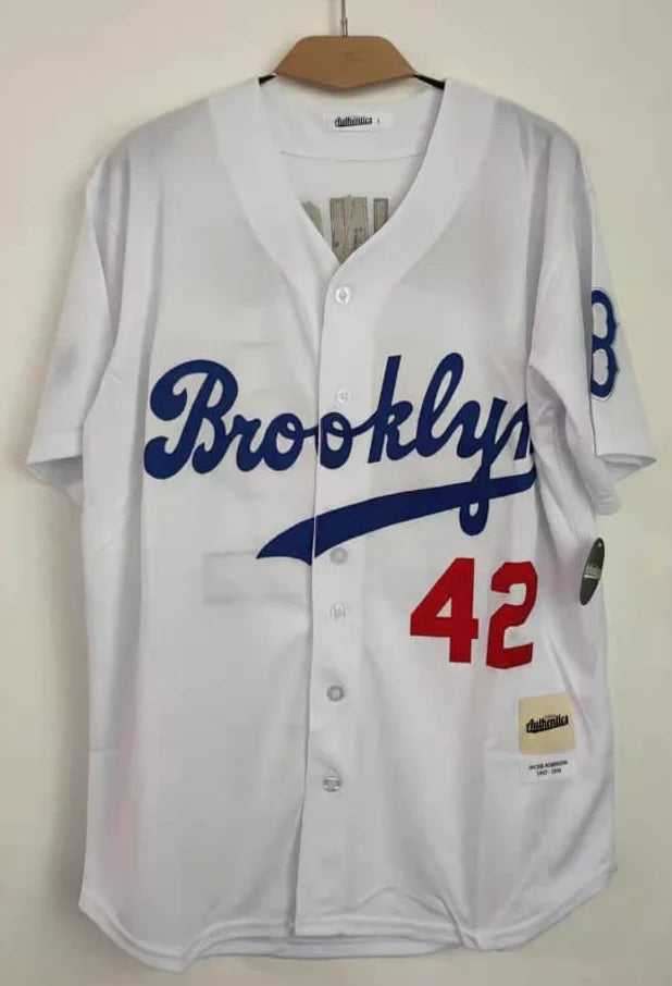 Jackie Robinson Brooklyn Dodgers Jersey Classic Authentics product image 2, provided for visual reference and product detail