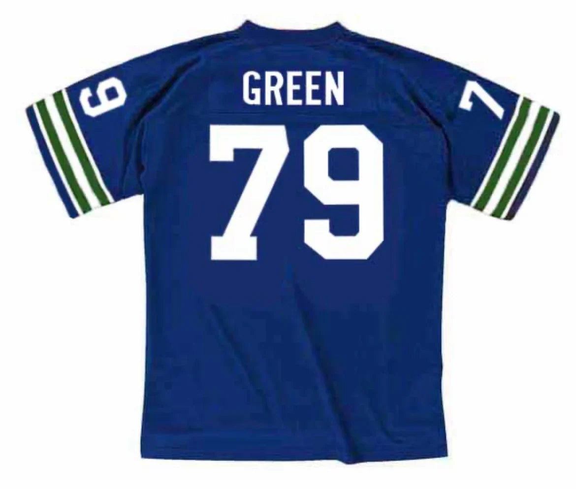Jacob Green Seattle Seahawks Official NFL Jersey Mitchell & Ness product image 1, provided for visual reference and product