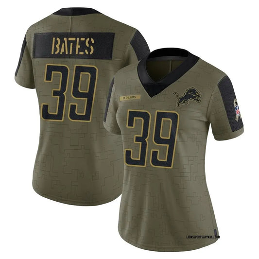Jake Bates Detroit Lions Official NFL Nike Salute to Service Jersey product image 1, provided for visual reference and
