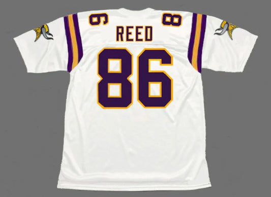 Jake Reed Minnesota Vikings NFL Mitchell & Ness Jersey product image 1, provided for visual reference and product detail