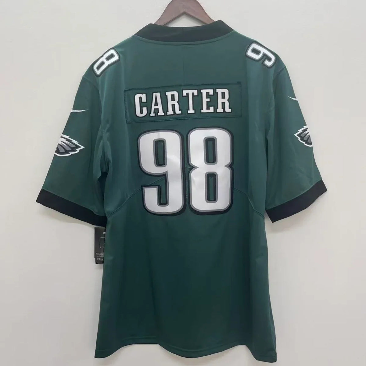 Jalen Carter Philadelphia Eagles official Super Bowl Nike NFL Jersey product image 1, provided for visual reference and