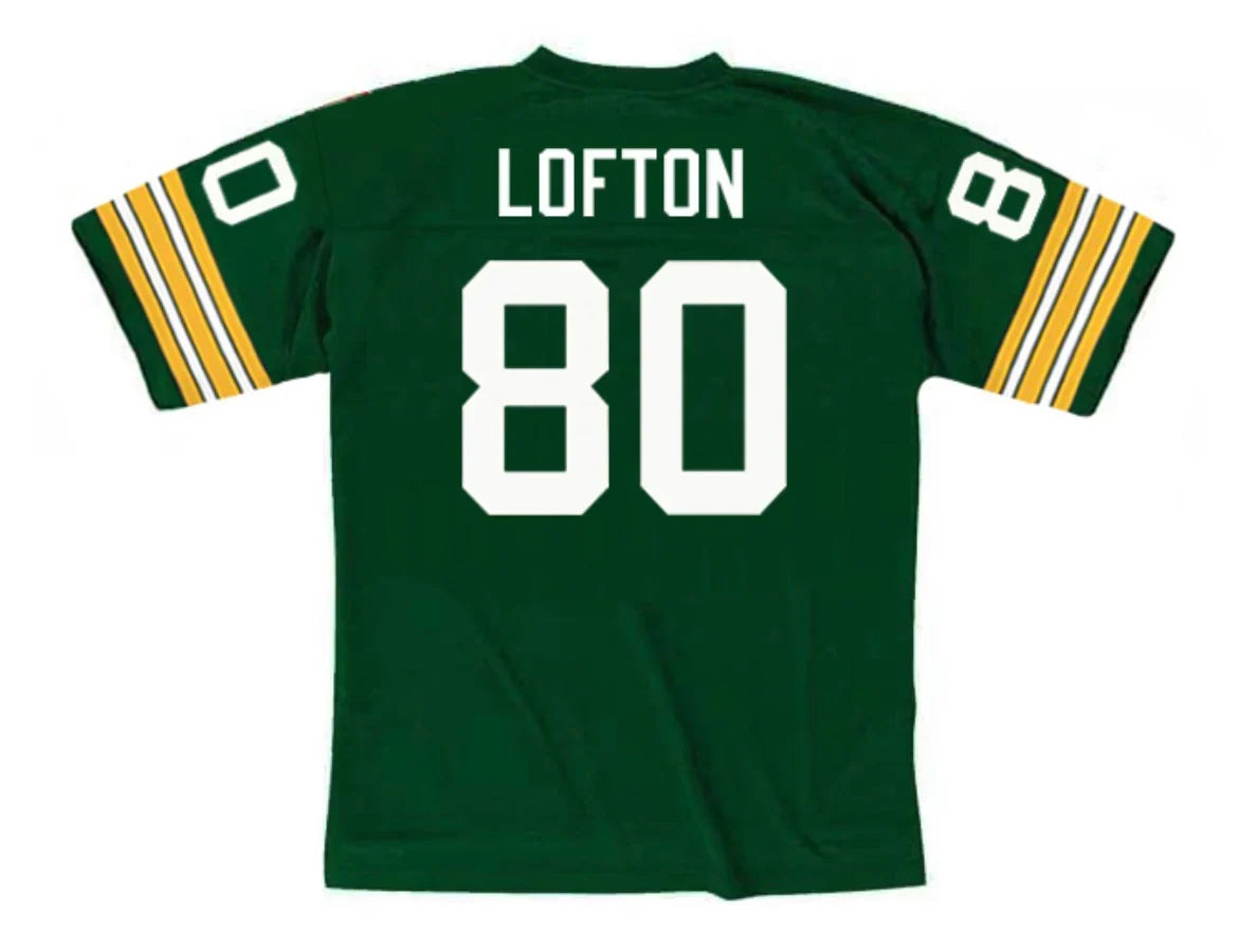 James Lofton Green Bay Packers NFL Mitchell & Ness Jersey product image 1, provided for visual reference and product detail