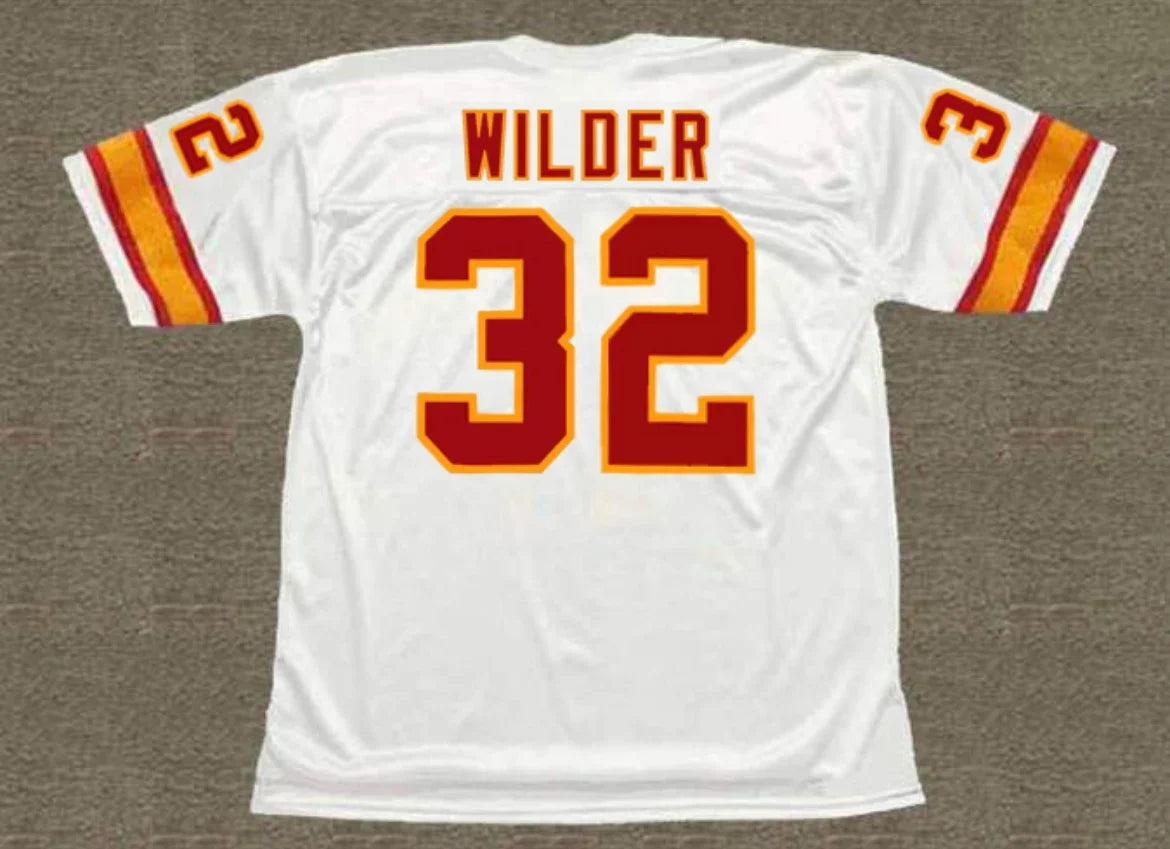 James Wilder Tampa Bay Buccaneers NFL Jersey Mitchell & Ness White product image 1, provided for visual reference and