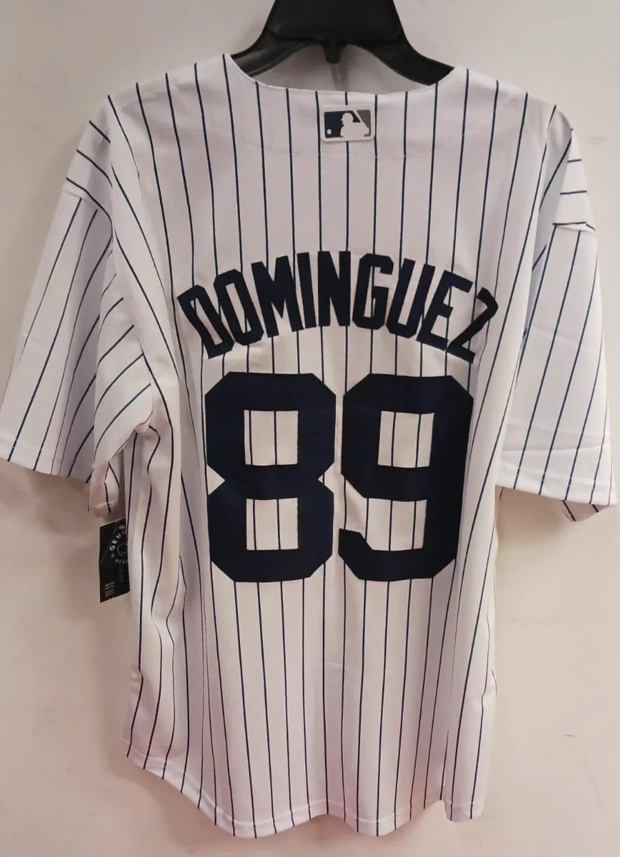 Jasson Dominguez New York Yankees Jersey white product image 1, provided for visual reference and product detail review