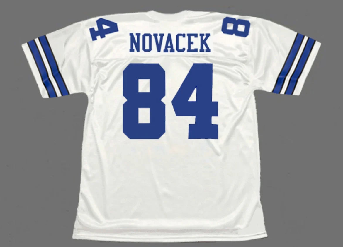 Jay Novacek Dallas Cowboys 1994 Official NFL Jersey white Mitchell & Ness product image 1, provided for visual reference and
