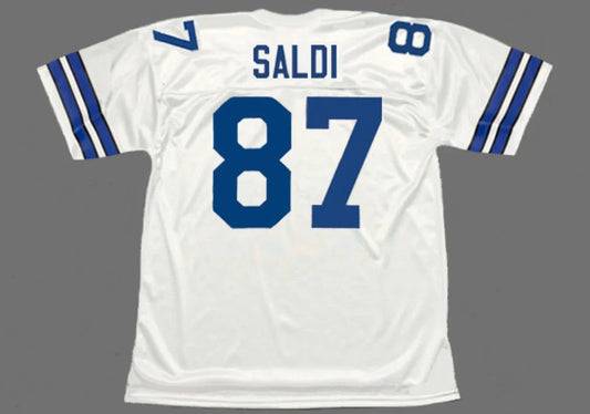 Jay Saldi Dallas Cowboys Official NFL Jersey White Mitchell & Ness product image 1, provided for visual reference and