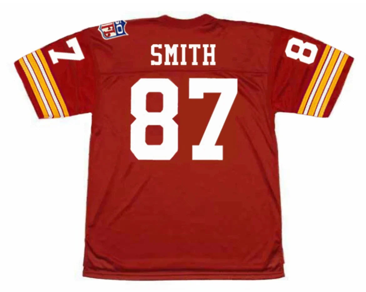 Jerry Smith 1969 Washington Redskins Commanders Official NFL Mitchell & Ness Jersey Red product image 1, provided for visual