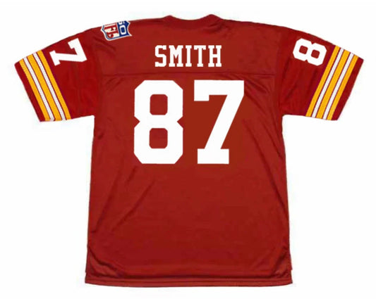 Jerry Smith 1969 Washington Redskins Commanders Official NFL Mitchell & Ness Jersey Red product image 1, provided for visual