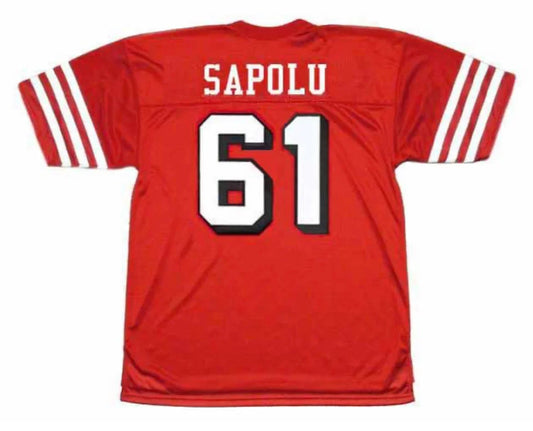 Jesse Sapolu 1994 San Francisco 49ers Jersey Mitchell & Ness product image 1, provided for visual reference and product