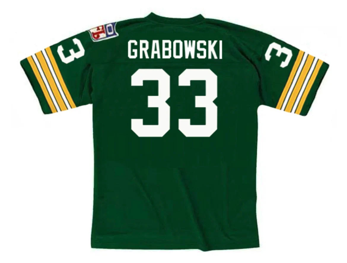 Jim Grabowski 1969 Green Bay Packers NFL Mitchell & Ness Jersey product image 1, provided for visual reference and product