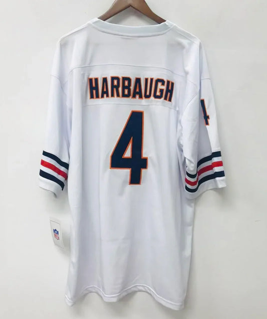 Jim Harbaugh Chicago Bears NFL Mitchell & Ness Jersey white product image 1, provided for visual reference and product