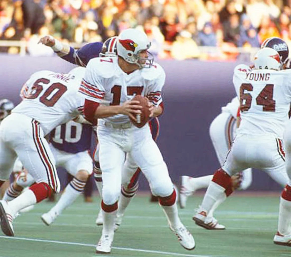 Jim Hart St. Louis Cardinals NFL Mitchell & Ness Jersey white product image 3, provided for visual reference and product
