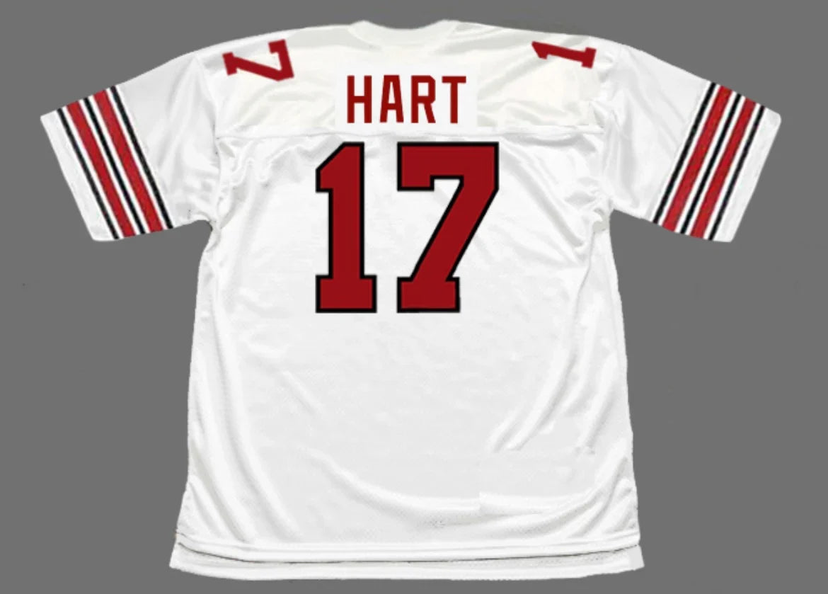 Jim Hart St. Louis Cardinals NFL Mitchell & Ness Jersey white product image 1, provided for visual reference and product