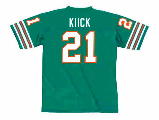 Jim Kiick Miami Dolphins NFL Mitchell & Ness Jersey product image 1, provided for visual reference and product detail review