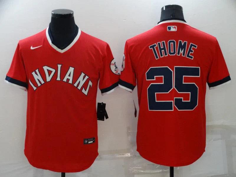 Jim Thome Cleveland Indians Official MLB NIKE Jersey product image 1, provided for visual reference and product detail review