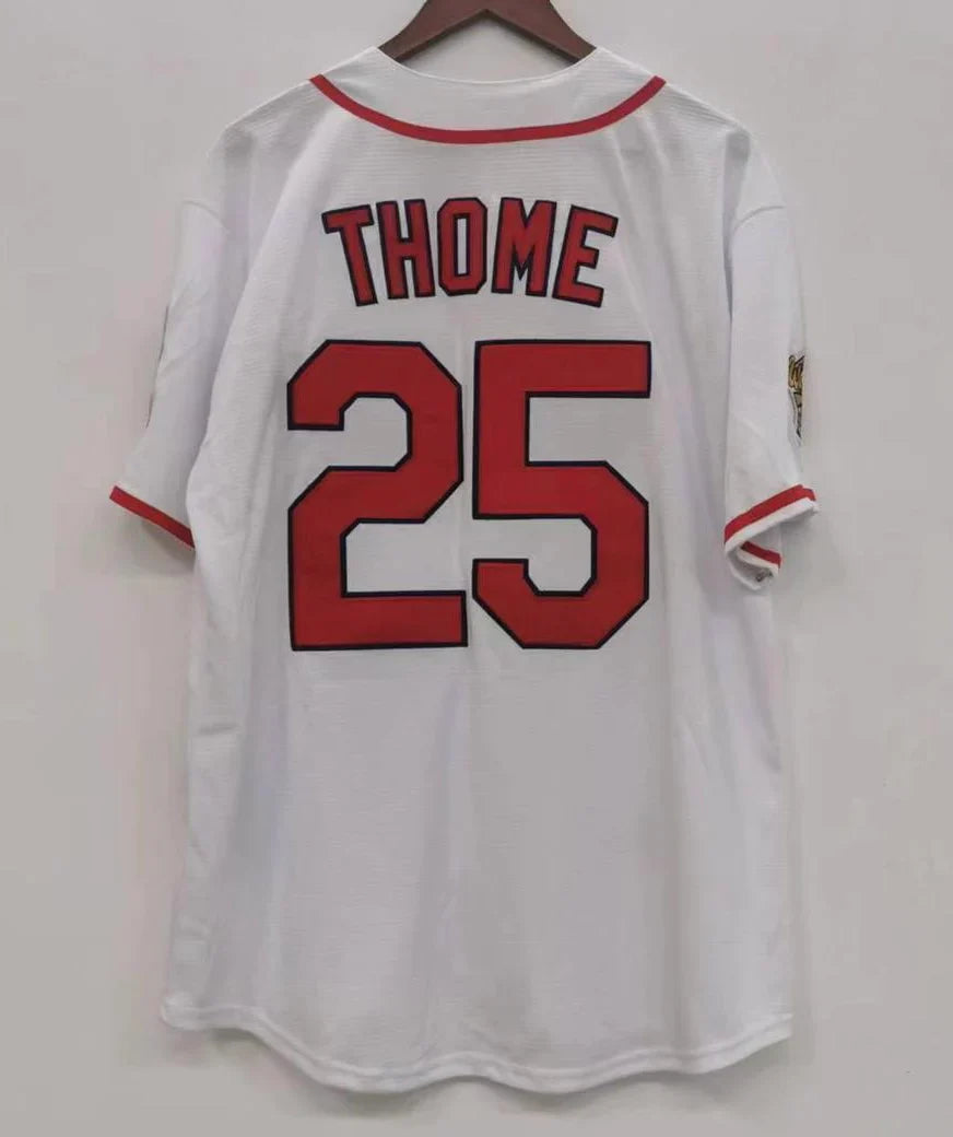 Jim Thome Cleveland Indians Jersey Majestic product image 1, provided for visual reference and product detail review