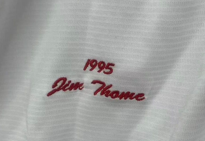 Jim Thome Cleveland Indians Jersey Majestic product image 3, provided for visual reference and product detail review