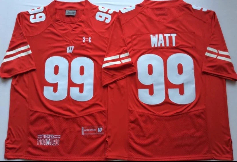 J.J. Watt Wisconsin Badgers Jersey product image 1, provided for visual reference and product detail review