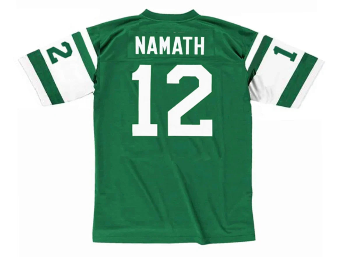 Joe Namath New York Jets Official NFL Mitchell & Ness Jersey product image 1, provided for visual reference and product