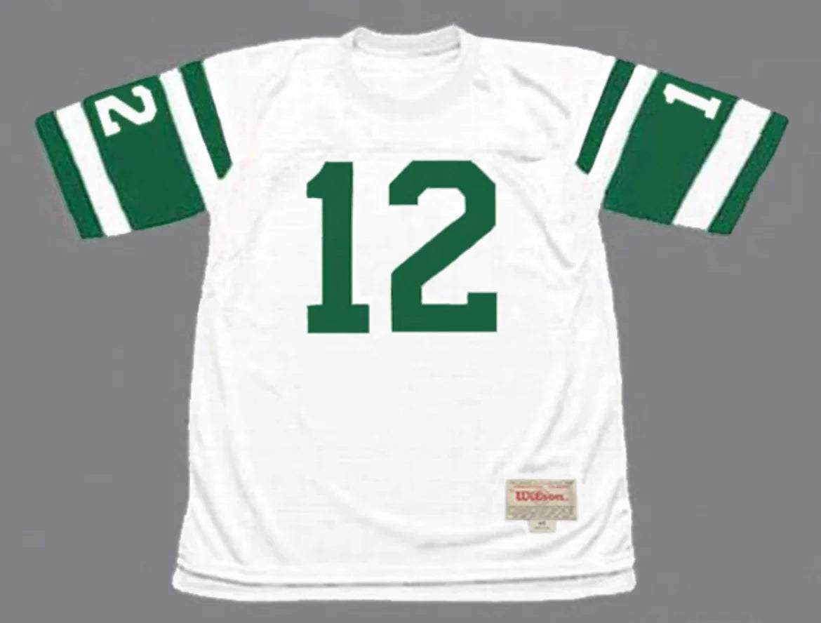 Joe Namath New York Jets Official NFL Mitchell & Ness Jersey white product image 2, provided for visual reference and