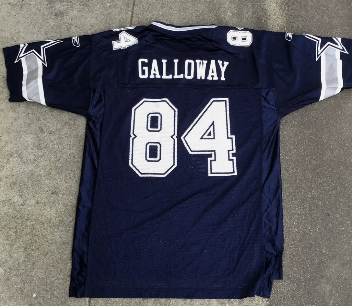 Joey Galloway Dallas Cowboys Official Reebok Jersey blue product image 1, provided for visual reference and product detail