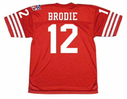 John Brodie 1969 San Francisco 49ers Jersey Mitchell & Ness product image 1, provided for visual reference and product