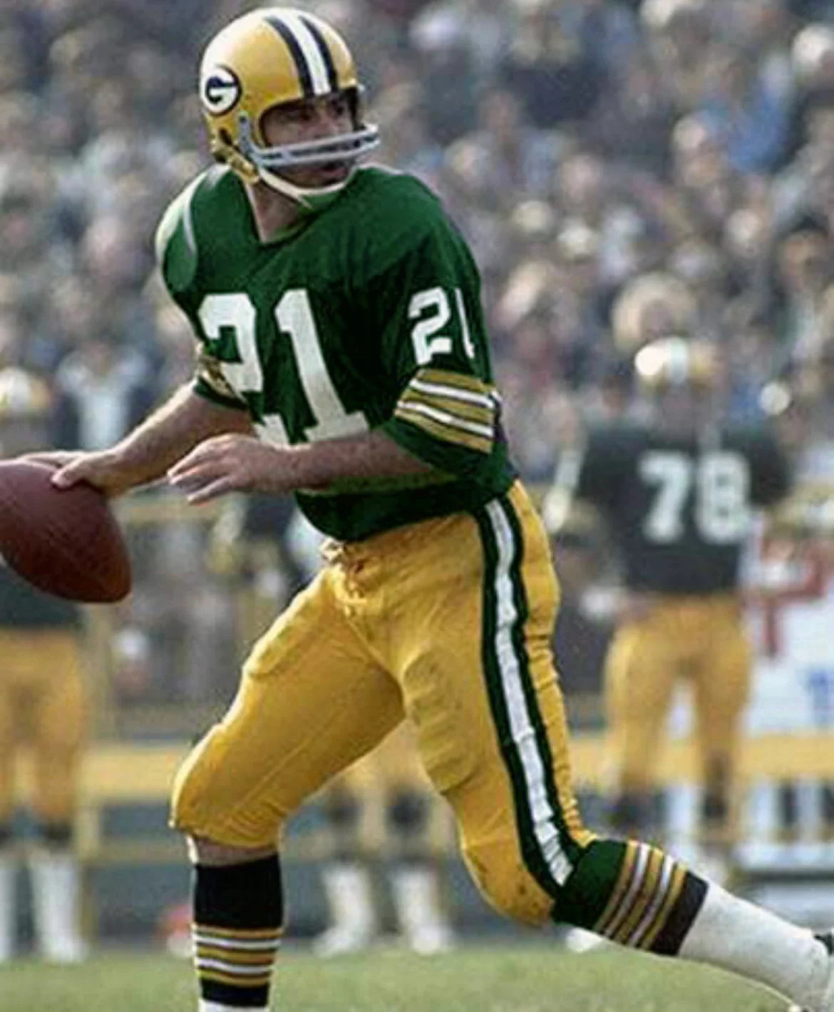 John Hadl Green Bay Packers NFL Mitchell & Ness Jersey product image 3, provided for visual reference and product detail