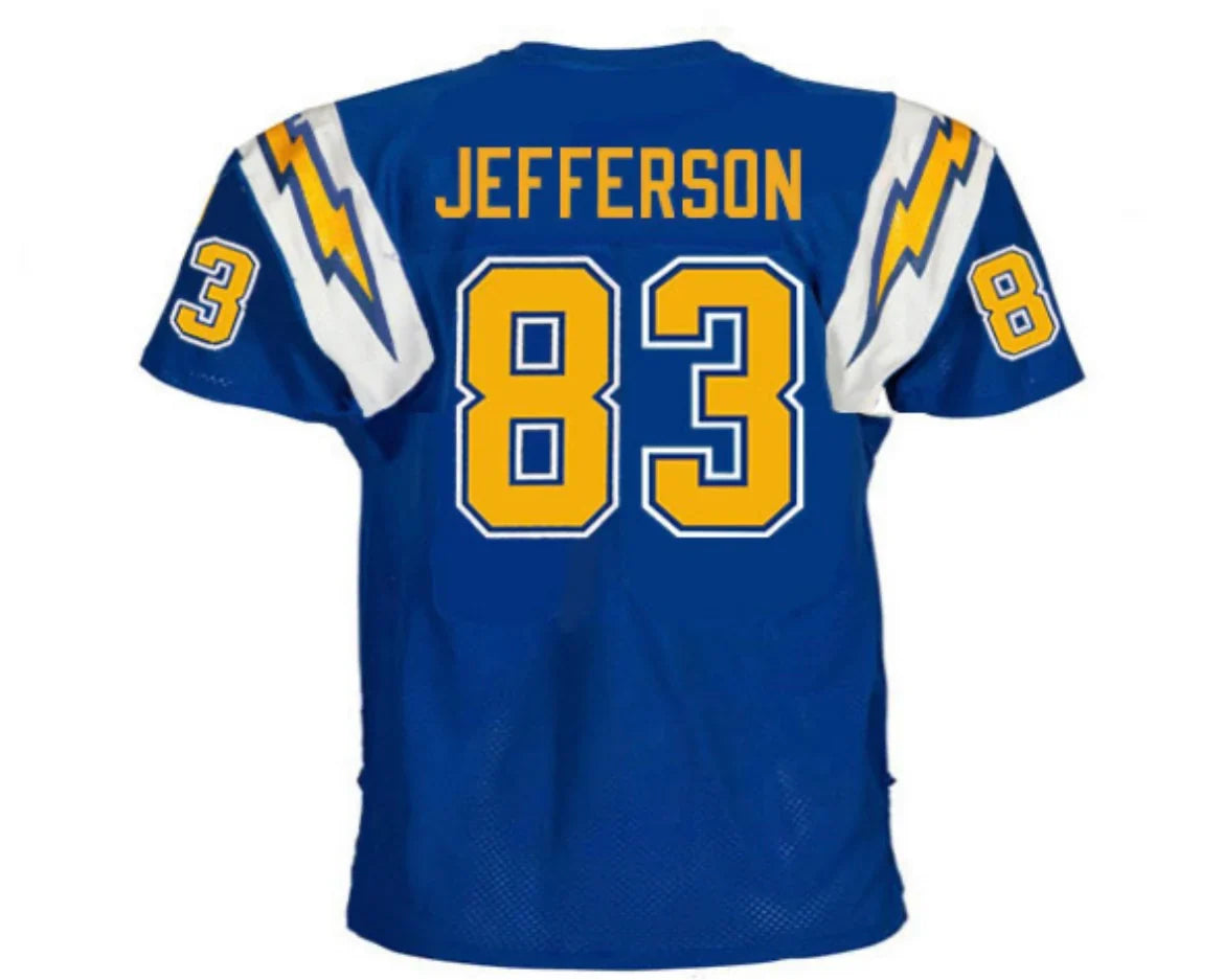 John Jefferson San Diego Chargers NFL Mitchell & Ness Jersey product image 1, provided for visual reference and product