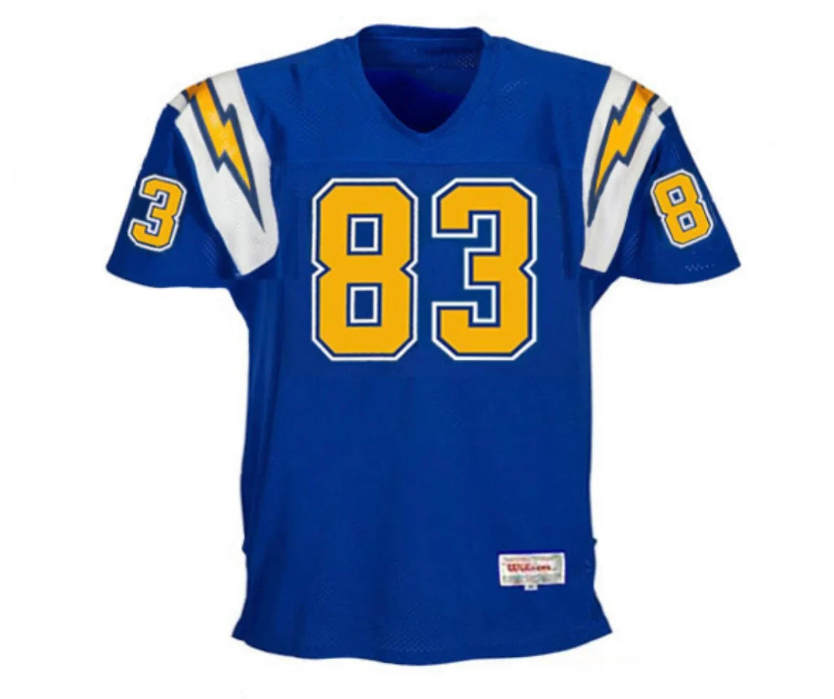 John Jefferson San Diego Chargers NFL Mitchell & Ness Jersey product image 2, provided for visual reference and product
