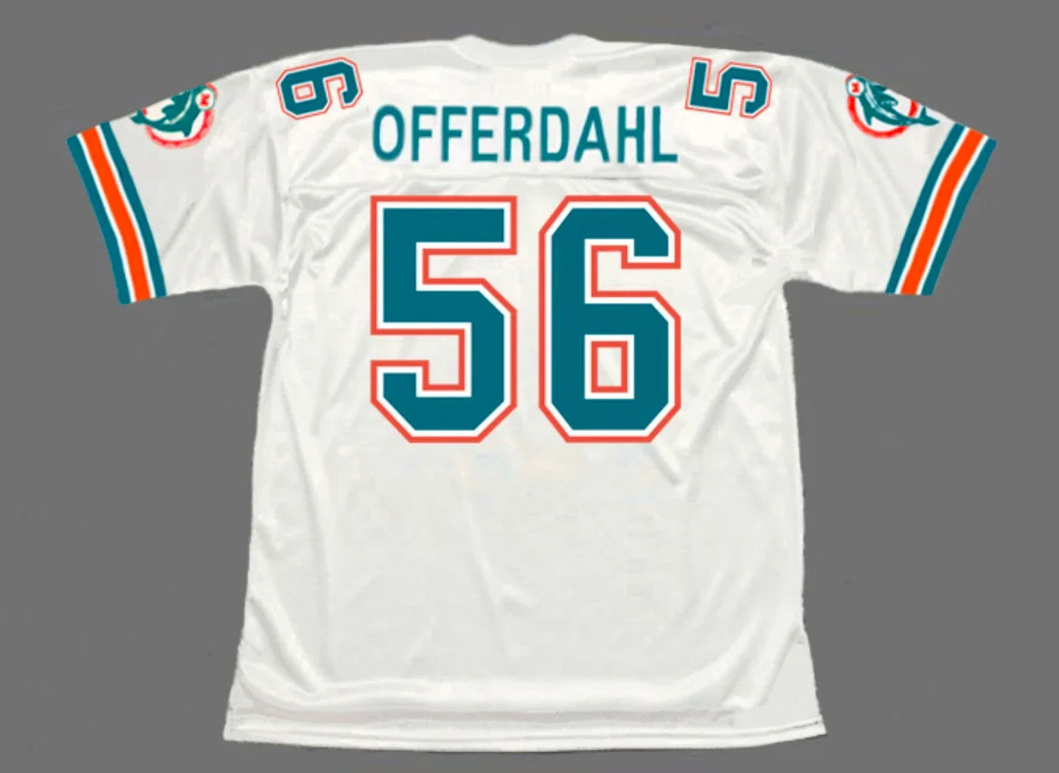 John Offerdahl Miami Dolphins NFL Mitchell & Ness Jersey product image 1, provided for visual reference and product detail
