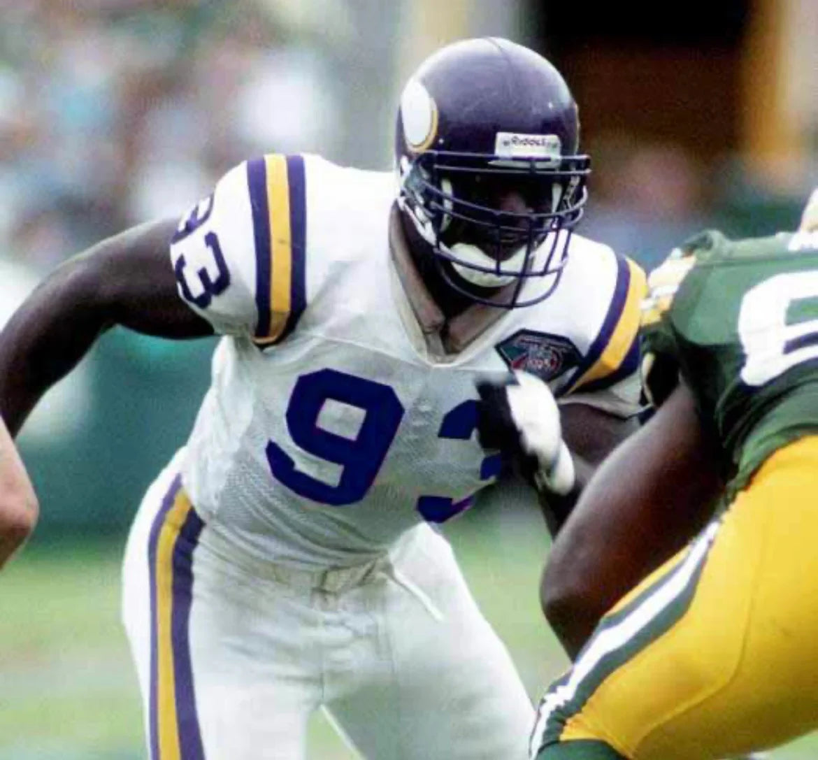 John Randle 1994 Minnesota Vikings Jersey Mitchell & Ness product image 3, provided for visual reference and product detail
