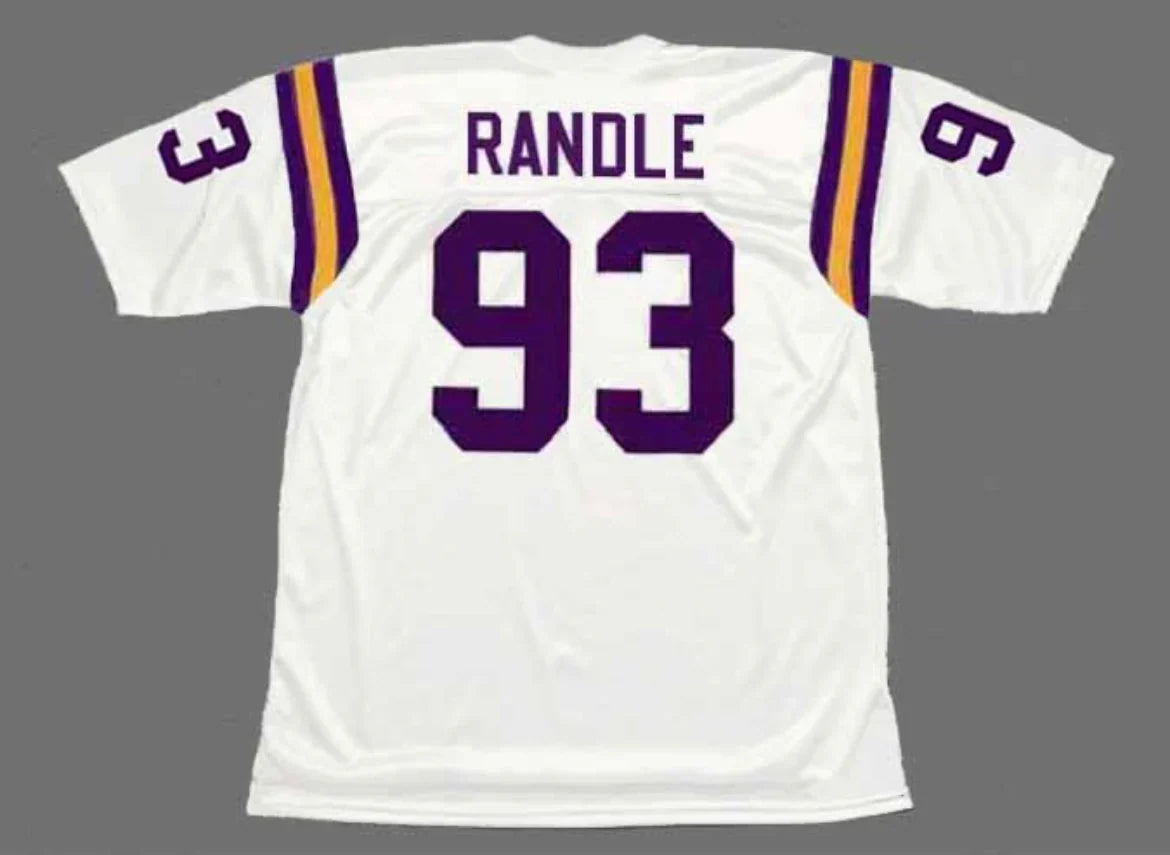 John Randle 1994 Minnesota Vikings Jersey Mitchell & Ness product image 1, provided for visual reference and product detail