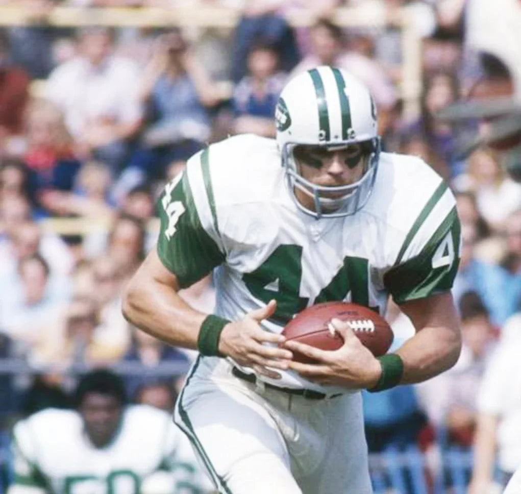 John Riggins New York Jets Official NFL Mitchell & Ness Jersey White product image 2, provided for visual reference and