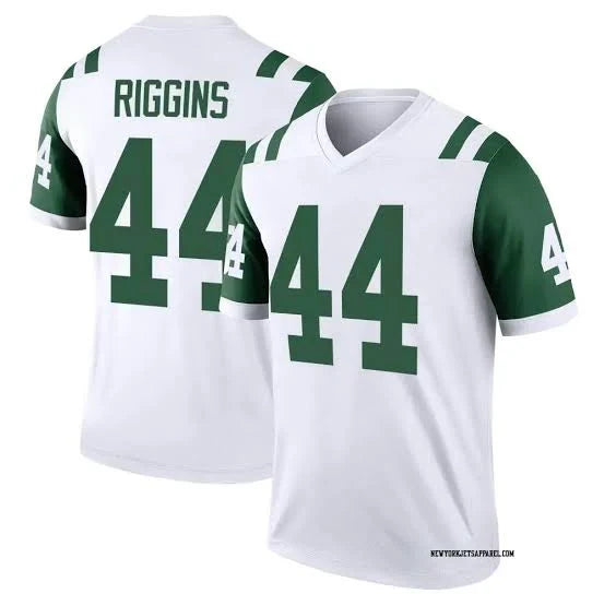 John Riggins New York Jets Official NFL Mitchell & Ness Jersey White product image 1, provided for visual reference and
