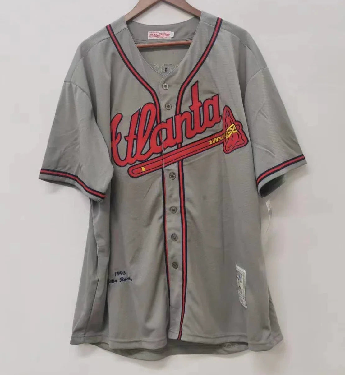 John Rocker Atlanta Braves 1999 Mitchell & Ness product image 2, provided for visual reference and product detail review