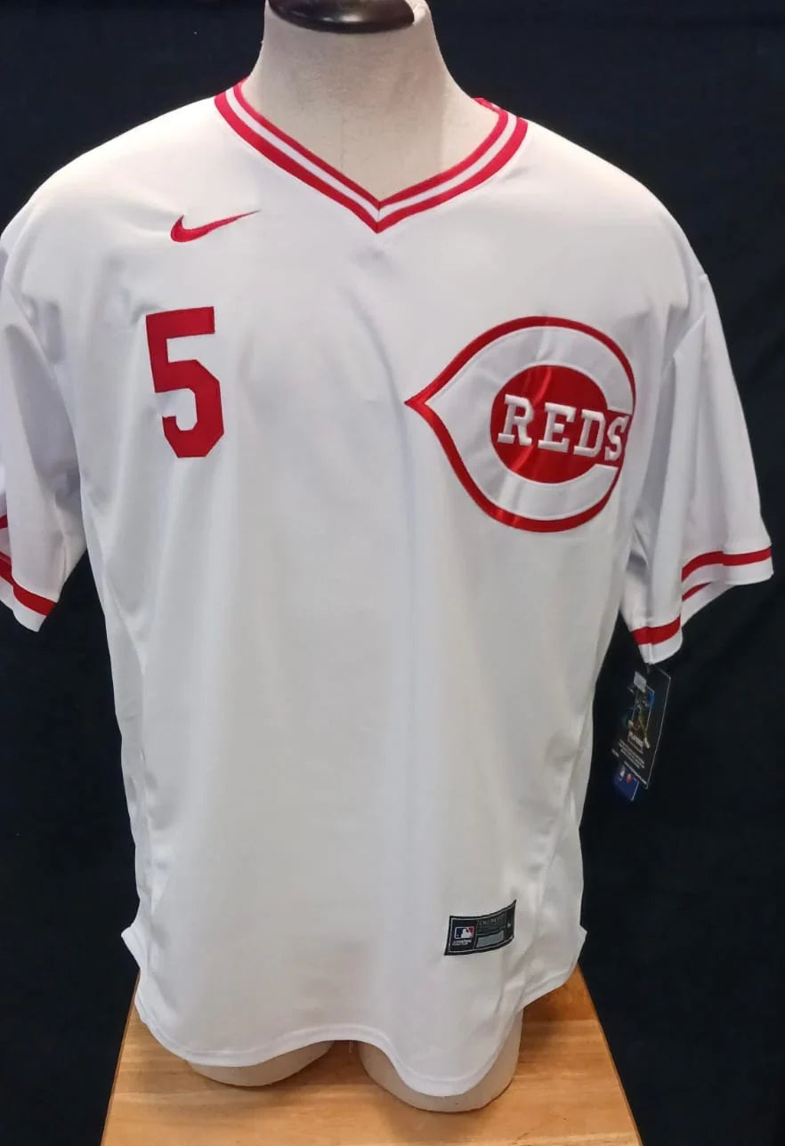 Johnny Bench Cincinnati Reds Jersey Majestic product image 3, provided for visual reference and product detail review
