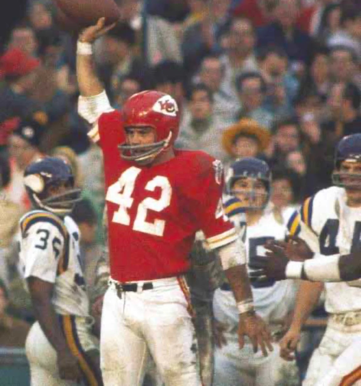 Johnny Robinson 1969 Kansas City Chiefs NFL Mitchell & Ness Jersey product image 4, provided for visual reference and