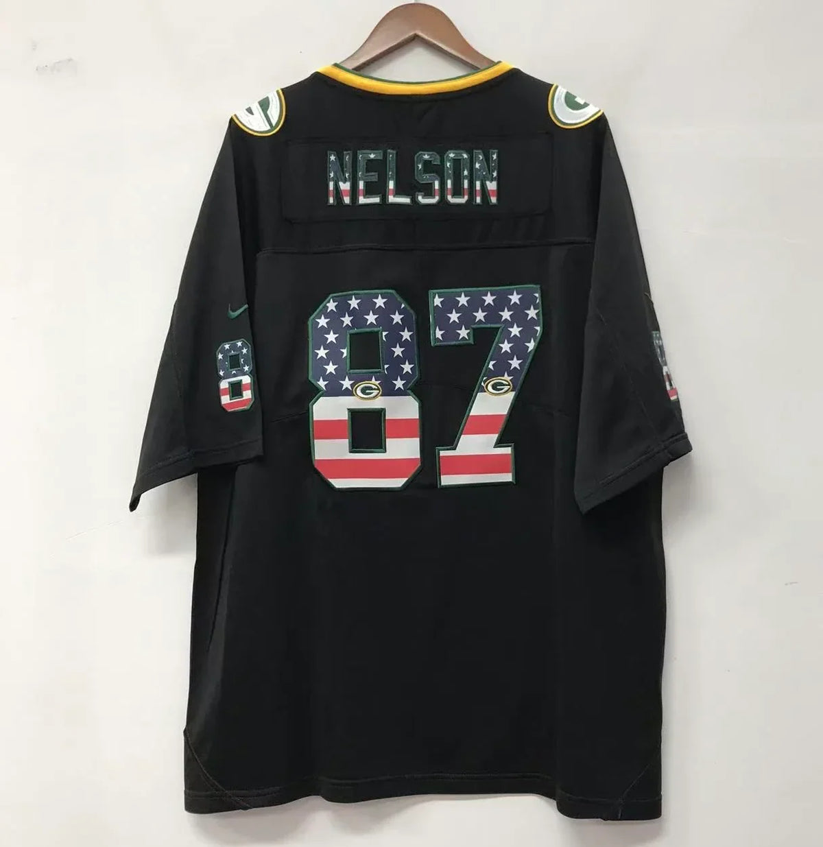 Jordy Nelson Green Bay Packers NFL Stars & Stripes Jersey product image 2, provided for visual reference and product detail