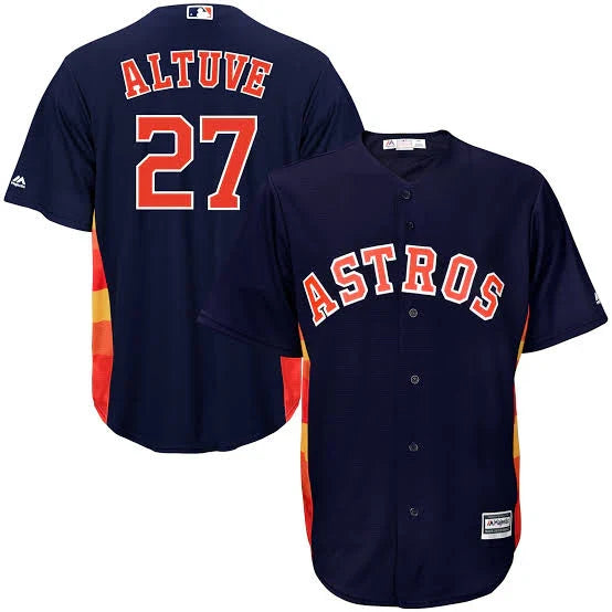 Jose Altuve Houston Astros Jersey Nike Blue product image 1, provided for visual reference and product detail review
