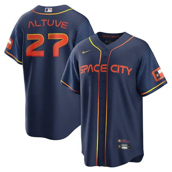 Jose Altuve Houston Astros Space City Jersey Nike product image 1, provided for visual reference and product detail review