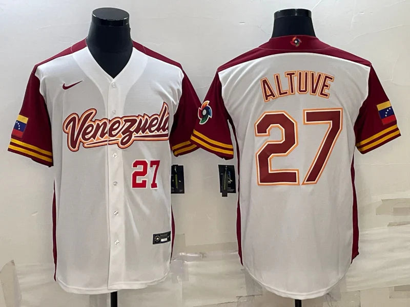 Jose Altuve Venezuela Jersey Nike product image 1, provided for visual reference and product detail review