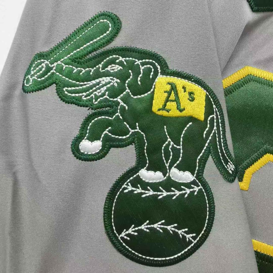 Jose Canseco Oakland A’s Athletics Jersey gray product image 4, provided for visual reference and product detail review