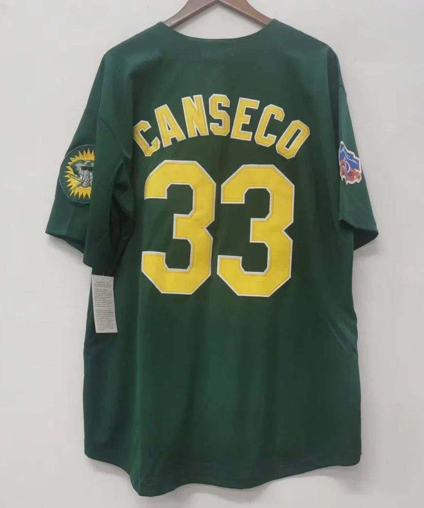 Jose Canseco Oakland A’s Athletics Jersey green product image 1, provided for visual reference and product detail review