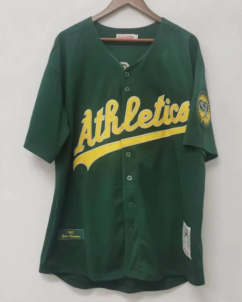 Jose Canseco Oakland A’s Athletics Jersey green product image 2, provided for visual reference and product detail review