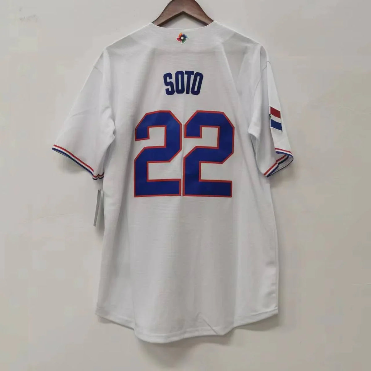 Juan Soto Dominican Republic DR jersey Nike product image 2, provided for visual reference and product detail review
