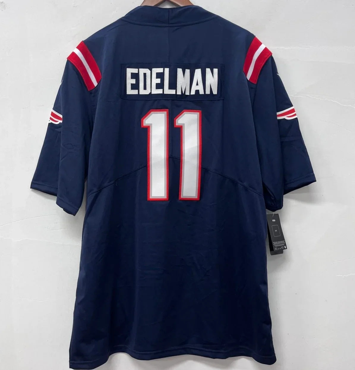 Julian Edelman New England Patriots Jersey blue product image 2, provided for visual reference and product detail review