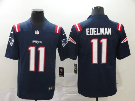 Julian Edelman New England Patriots Jersey blue product image 1, provided for visual reference and product detail review