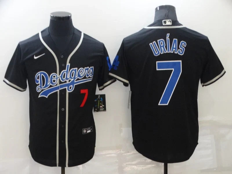 Julio Urías Los Angeles Dodgers Official MLB NIKE Jersey product image 1, provided for visual reference and product detail