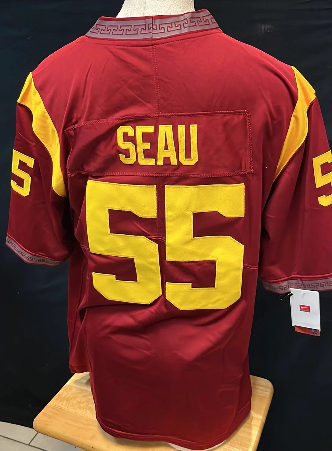 Junior Seau USC Trojans Jersey Nike product image 1, provided for visual reference and product detail review