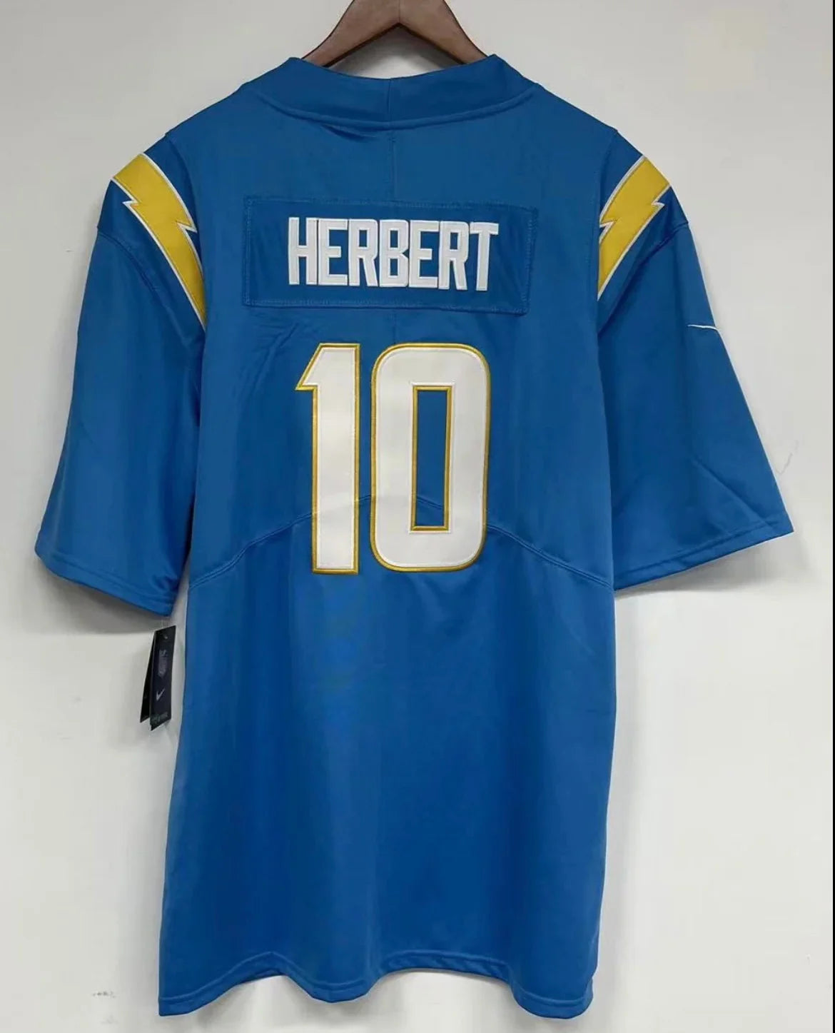 Justin Herbert Los Angeles Chargers Jersey product image 1, provided for visual reference and product detail review